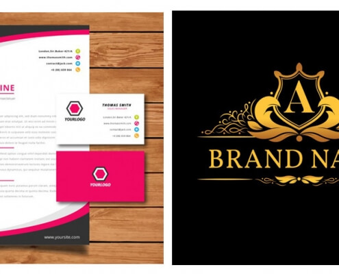 logo, letterhead and business cards